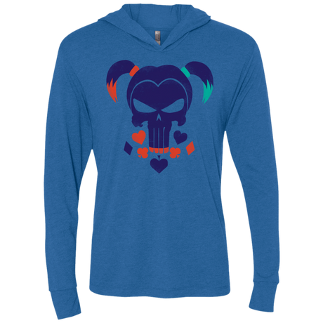 T-Shirts Vintage Royal / X-Small PUDDINSHER Triblend Long Sleeve Hoodie Tee