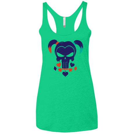 T-Shirts Envy / X-Small PUDDINSHER Women's Triblend Racerback Tank
