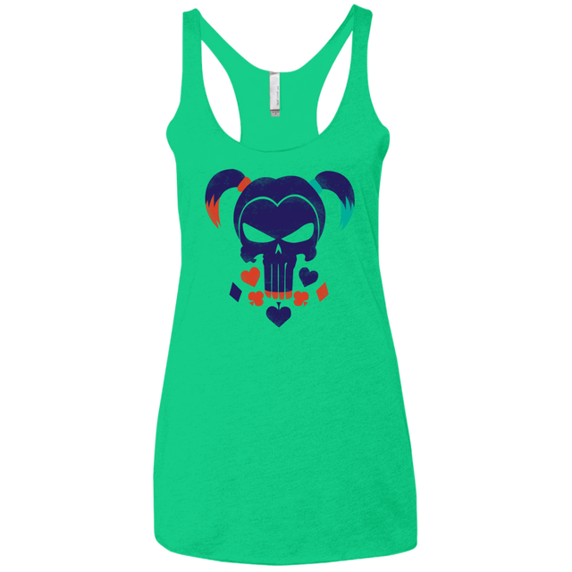 T-Shirts Envy / X-Small PUDDINSHER Women's Triblend Racerback Tank
