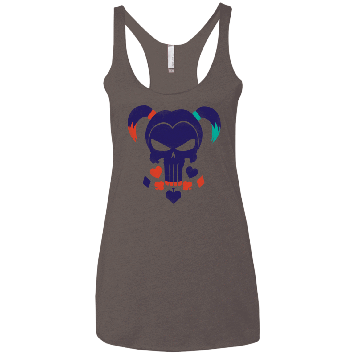 T-Shirts Macchiato / X-Small PUDDINSHER Women's Triblend Racerback Tank