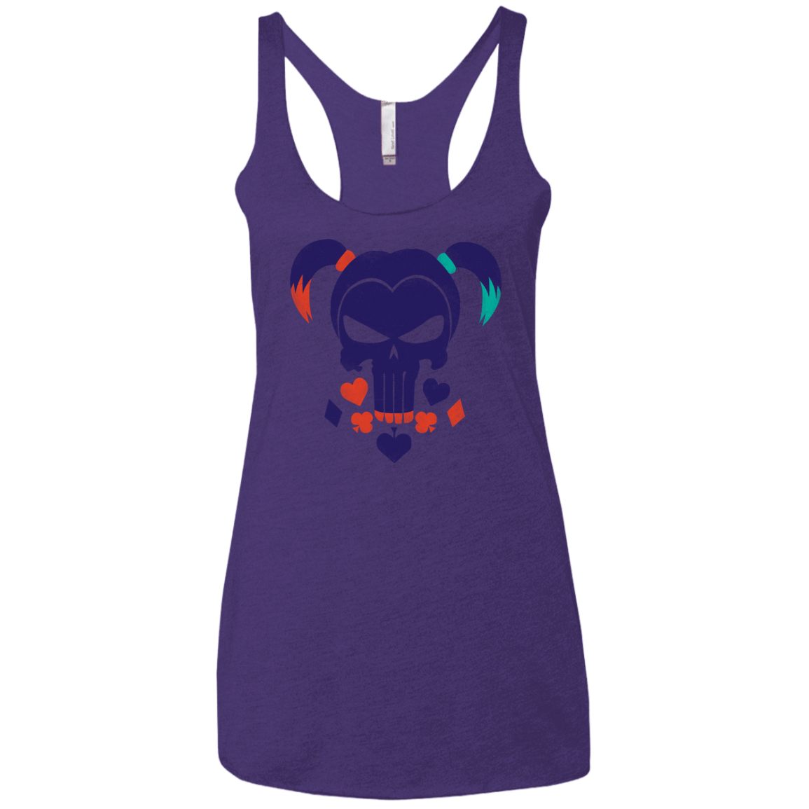 T-Shirts Purple Rush / X-Small PUDDINSHER Women's Triblend Racerback Tank