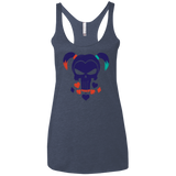 T-Shirts Vintage Navy / X-Small PUDDINSHER Women's Triblend Racerback Tank