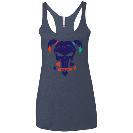 T-Shirts Vintage Navy / X-Small PUDDINSHER Women's Triblend Racerback Tank