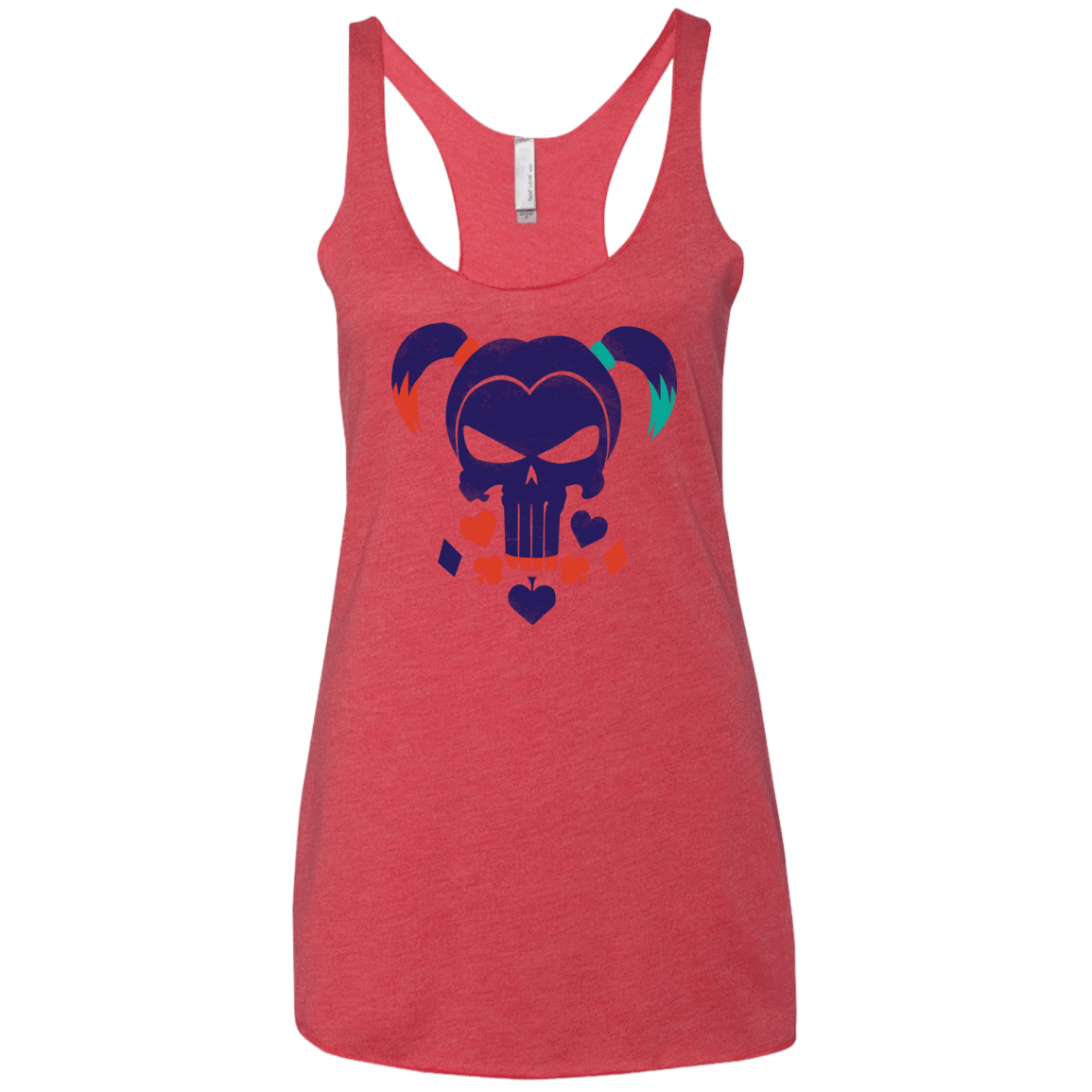 T-Shirts Vintage Red / X-Small PUDDINSHER Women's Triblend Racerback Tank