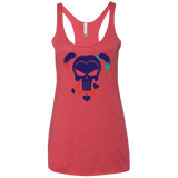 T-Shirts Vintage Red / X-Small PUDDINSHER Women's Triblend Racerback Tank