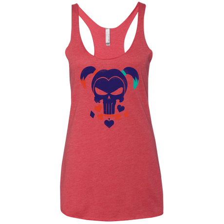 T-Shirts Vintage Red / X-Small PUDDINSHER Women's Triblend Racerback Tank