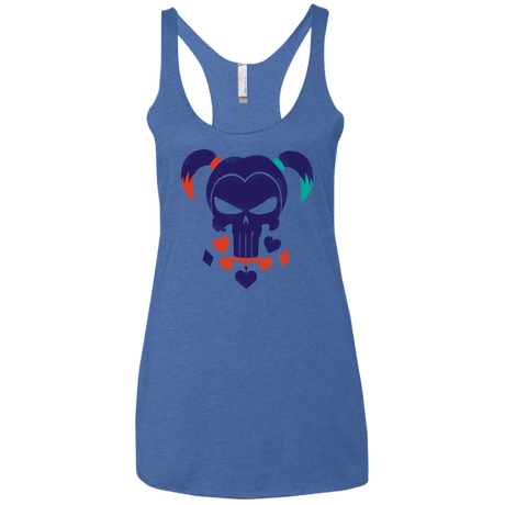 T-Shirts Vintage Royal / X-Small PUDDINSHER Women's Triblend Racerback Tank
