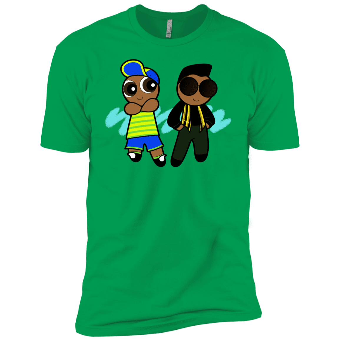 T-Shirts Kelly Green / YXS Puff Prince Boys Premium T-Shirt