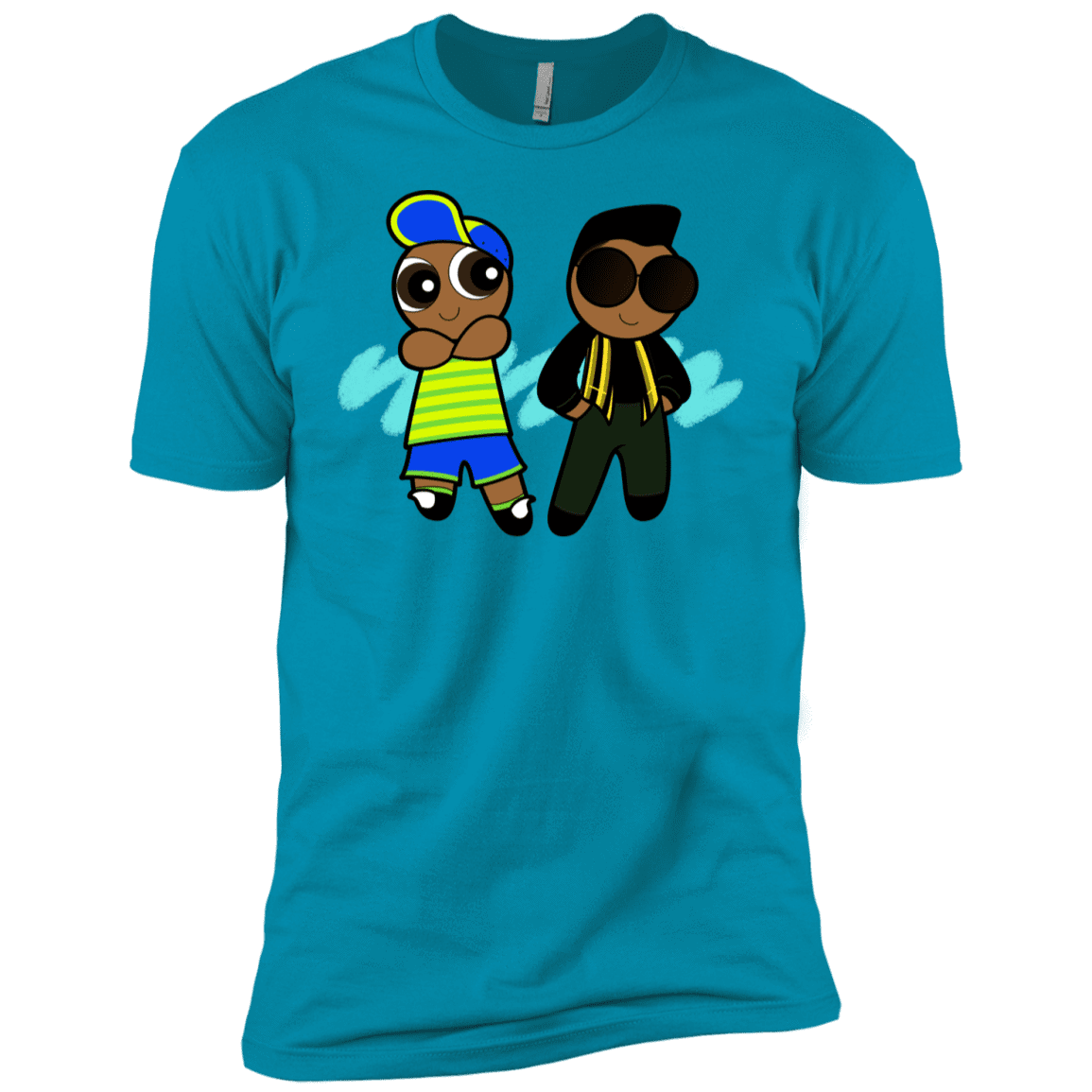 T-Shirts Turquoise / YXS Puff Prince Boys Premium T-Shirt