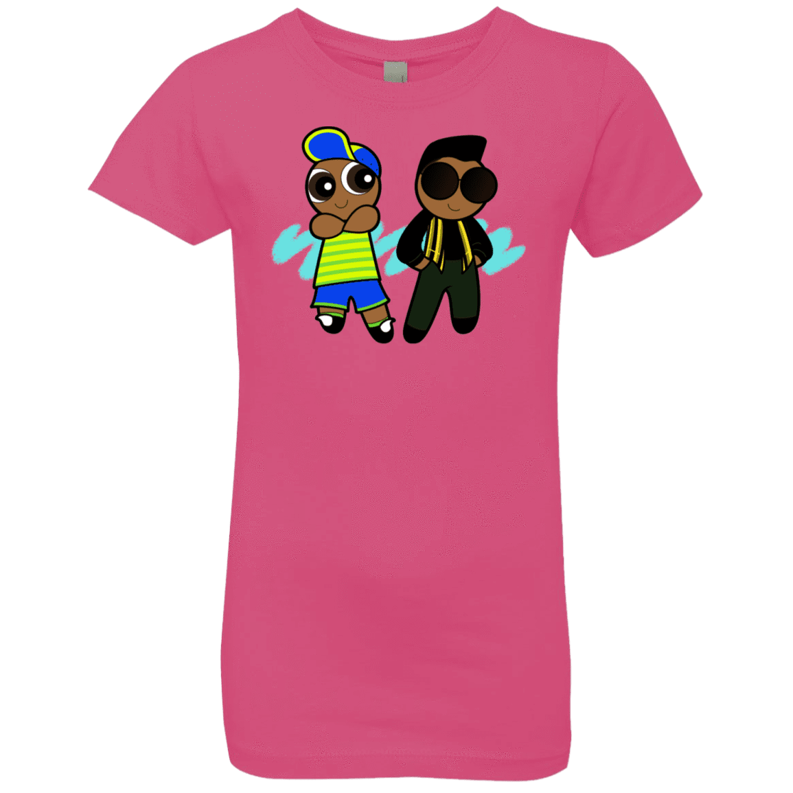 T-Shirts Hot Pink / YXS Puff Prince Girls Premium T-Shirt