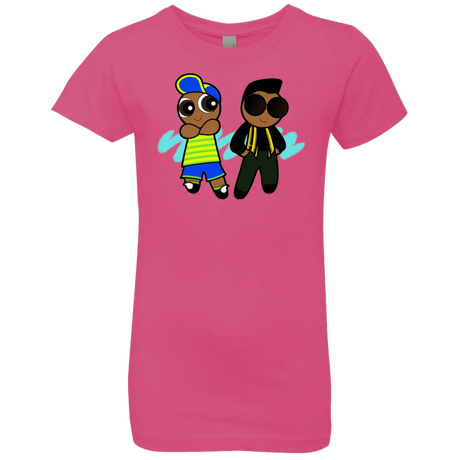 T-Shirts Hot Pink / YXS Puff Prince Girls Premium T-Shirt