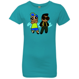 T-Shirts Tahiti Blue / YXS Puff Prince Girls Premium T-Shirt