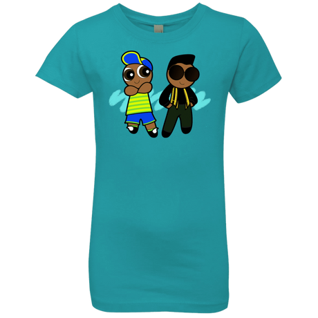 T-Shirts Tahiti Blue / YXS Puff Prince Girls Premium T-Shirt