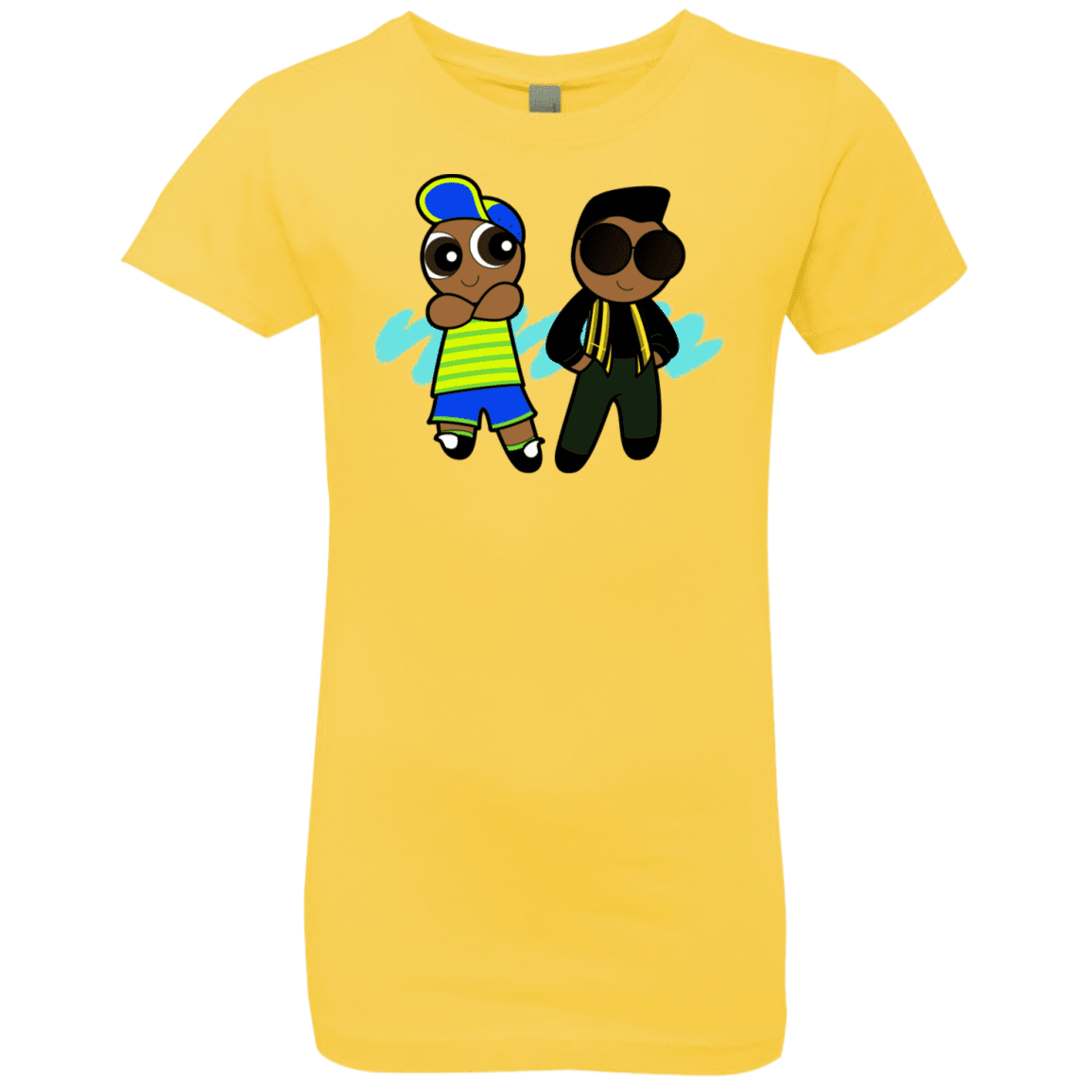 T-Shirts Vibrant Yellow / YXS Puff Prince Girls Premium T-Shirt