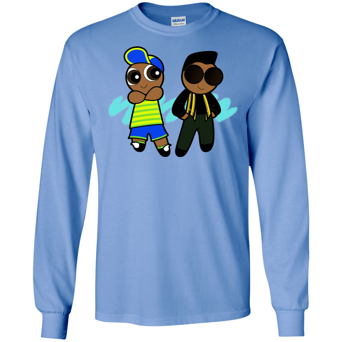 T-Shirts Carolina Blue / S Puff Prince Men's Long Sleeve T-Shirt