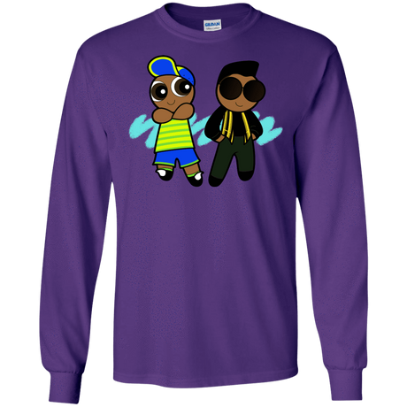 T-Shirts Purple / S Puff Prince Men's Long Sleeve T-Shirt