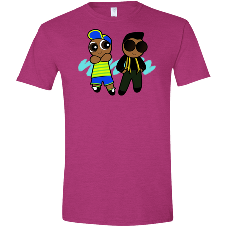 T-Shirts Antique Heliconia / S Puff Prince Men's Semi-Fitted Softstyle