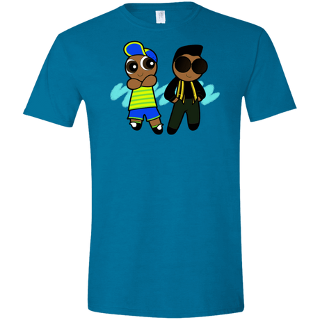 T-Shirts Antique Sapphire / S Puff Prince Men's Semi-Fitted Softstyle