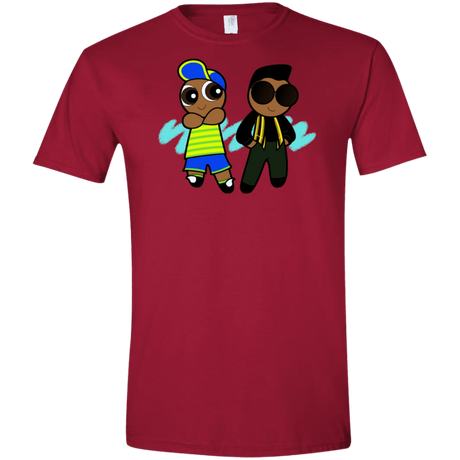 T-Shirts Cardinal Red / S Puff Prince Men's Semi-Fitted Softstyle