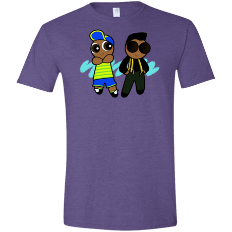 T-Shirts Heather Purple / S Puff Prince Men's Semi-Fitted Softstyle