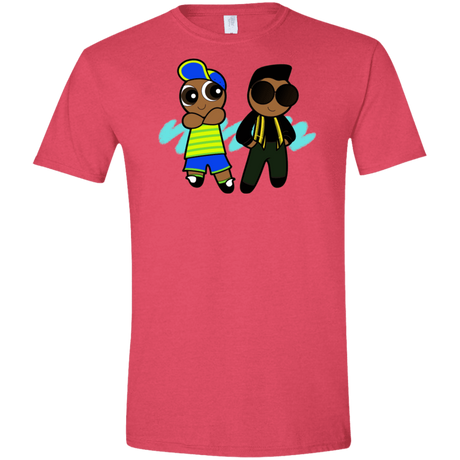 T-Shirts Heather Red / S Puff Prince Men's Semi-Fitted Softstyle