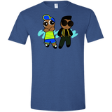 T-Shirts Heather Royal / X-Small Puff Prince Men's Semi-Fitted Softstyle