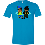 T-Shirts Sapphire / S Puff Prince Men's Semi-Fitted Softstyle