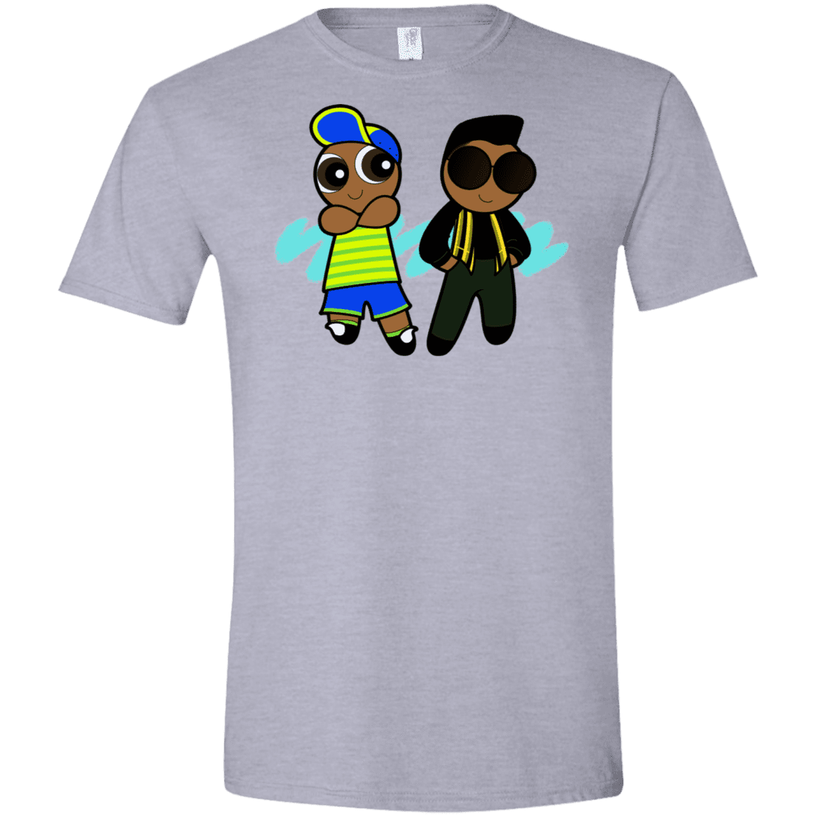 T-Shirts Sport Grey / X-Small Puff Prince Men's Semi-Fitted Softstyle