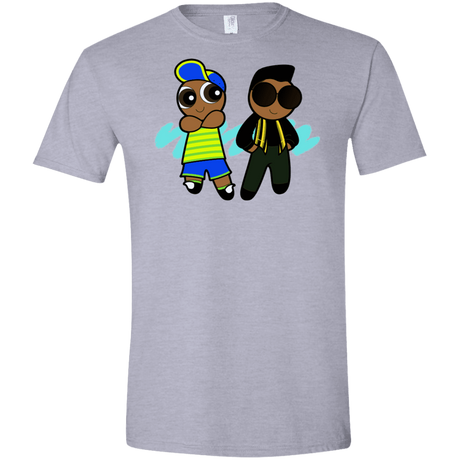 T-Shirts Sport Grey / X-Small Puff Prince Men's Semi-Fitted Softstyle