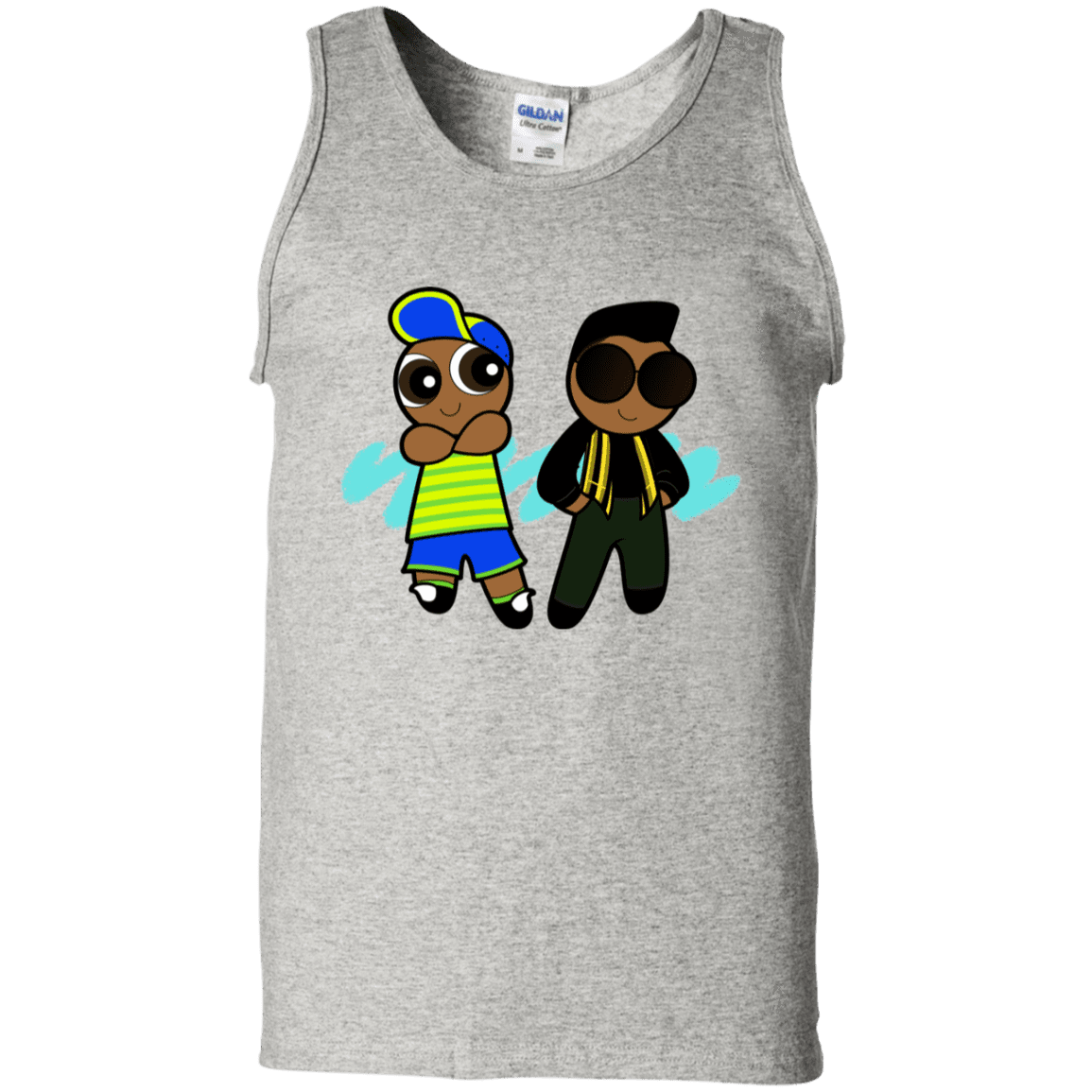T-Shirts Ash / S Puff Prince Men's Tank Top