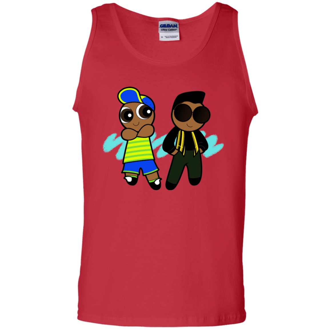 T-Shirts Red / S Puff Prince Men's Tank Top