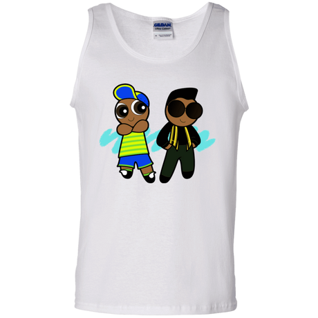 T-Shirts White / S Puff Prince Men's Tank Top