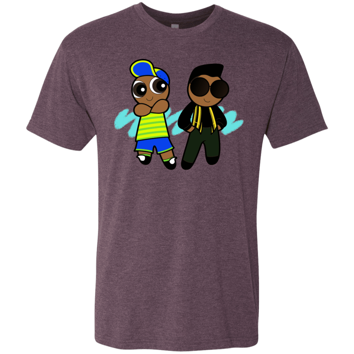 T-Shirts Vintage Purple / S Puff Prince Men's Triblend T-Shirt