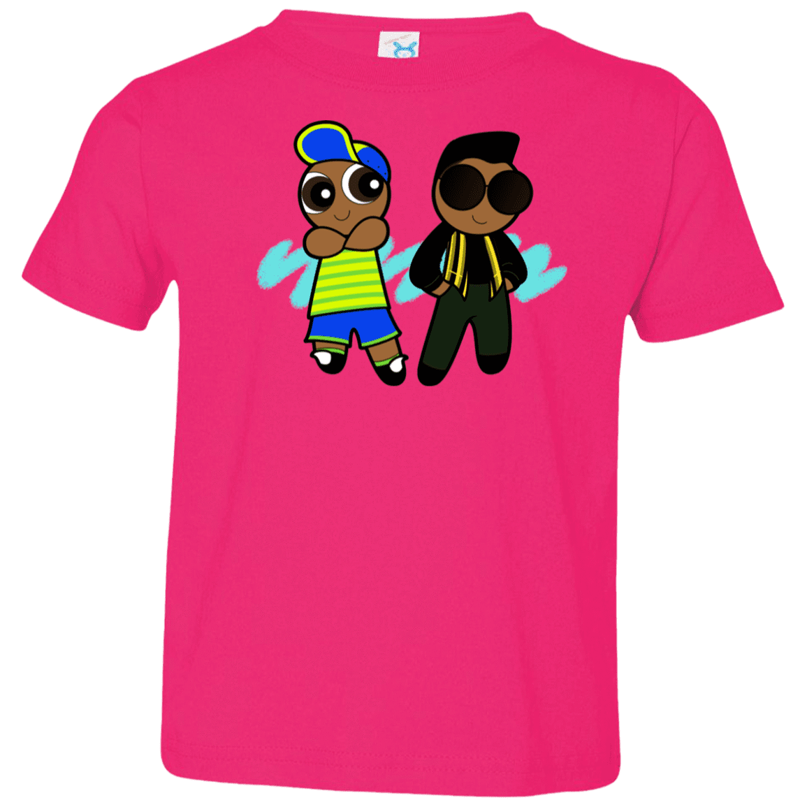 T-Shirts Hot Pink / 2T Puff Prince Toddler Premium T-Shirt