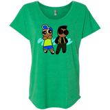 T-Shirts Envy / X-Small Puff Prince Triblend Dolman Sleeve