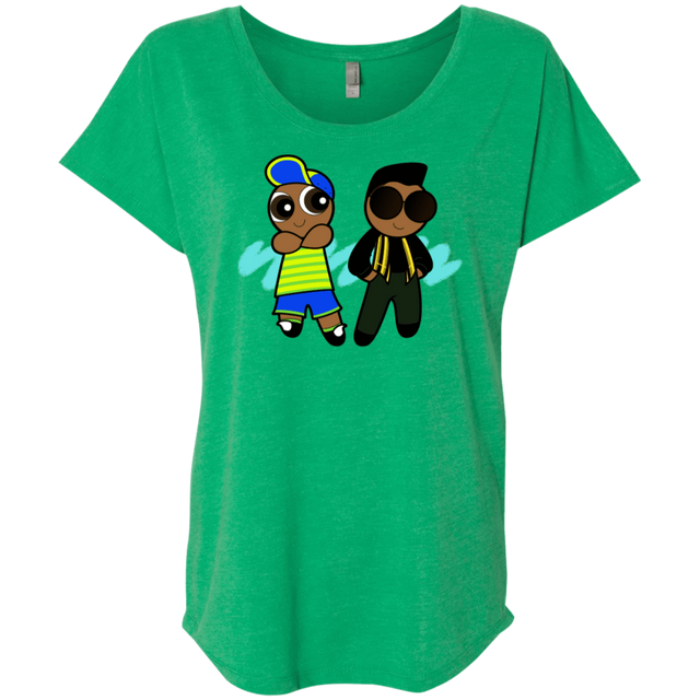 T-Shirts Envy / X-Small Puff Prince Triblend Dolman Sleeve