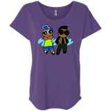 T-Shirts Purple Rush / X-Small Puff Prince Triblend Dolman Sleeve