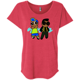 T-Shirts Vintage Red / X-Small Puff Prince Triblend Dolman Sleeve