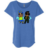 T-Shirts Vintage Royal / X-Small Puff Prince Triblend Dolman Sleeve