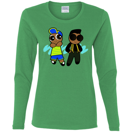 T-Shirts Irish Green / S Puff Prince Women's Long Sleeve T-Shirt