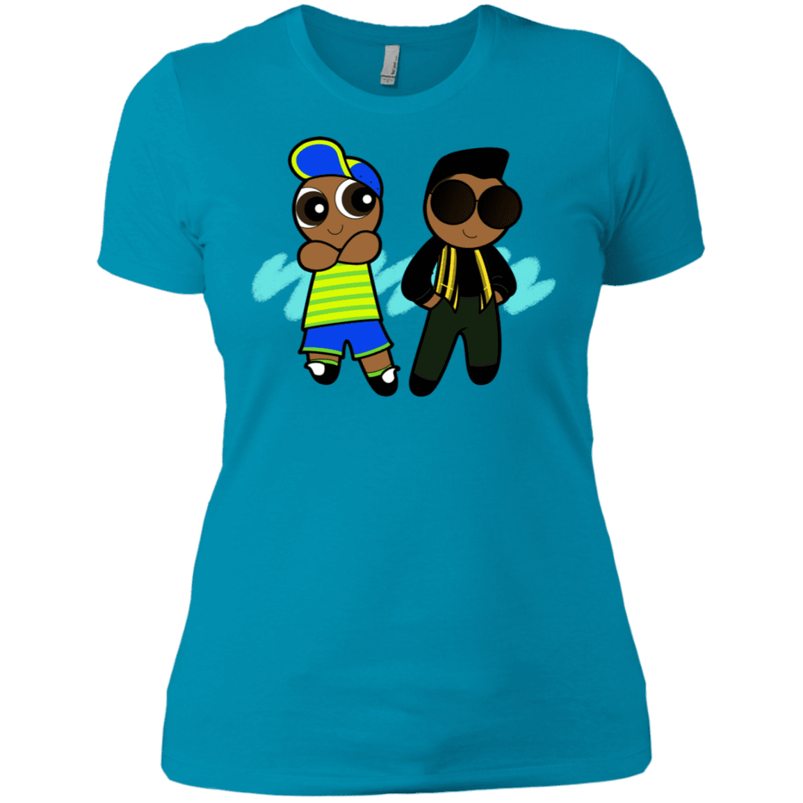 T-Shirts Turquoise / X-Small Puff Prince Women's Premium T-Shirt