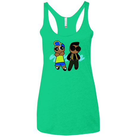 T-Shirts Envy / X-Small Puff Prince Women's Triblend Racerback Tank