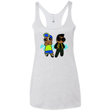 T-Shirts Heather White / X-Small Puff Prince Women's Triblend Racerback Tank