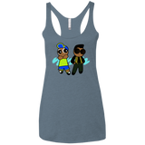 T-Shirts Indigo / X-Small Puff Prince Women's Triblend Racerback Tank