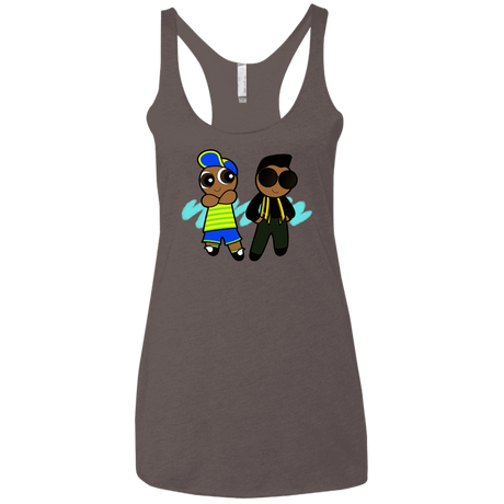 T-Shirts Macchiato / X-Small Puff Prince Women's Triblend Racerback Tank
