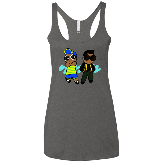 T-Shirts Premium Heather / X-Small Puff Prince Women's Triblend Racerback Tank