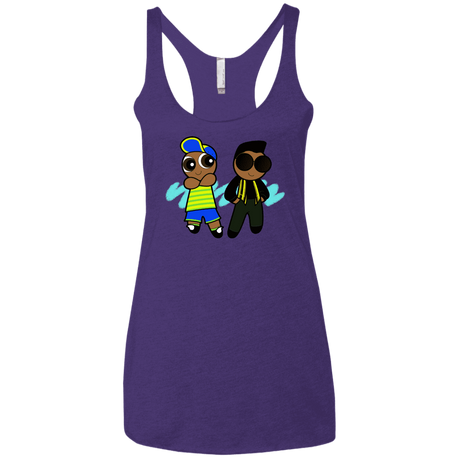 T-Shirts Purple Rush / X-Small Puff Prince Women's Triblend Racerback Tank