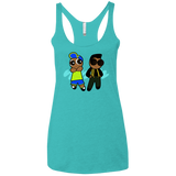 T-Shirts Tahiti Blue / X-Small Puff Prince Women's Triblend Racerback Tank