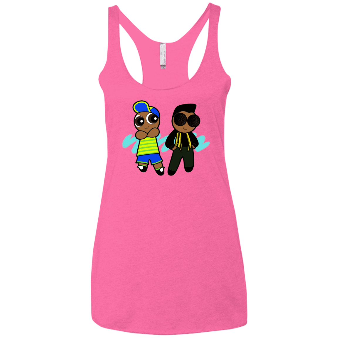 T-Shirts Vintage Pink / X-Small Puff Prince Women's Triblend Racerback Tank