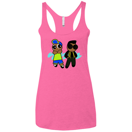 T-Shirts Vintage Pink / X-Small Puff Prince Women's Triblend Racerback Tank